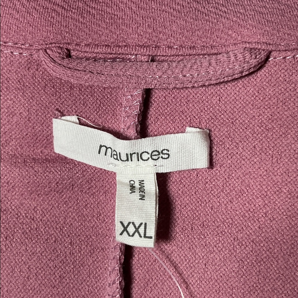 Maurice’s pink open blazer size xxl - Picture 4 of 8
